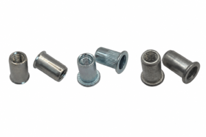 Rivet nuts and threaded inserts in various sizes and finishes
