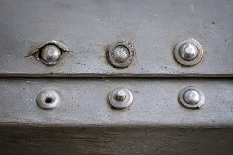 Common blind rivet failures in sheet metal joints
